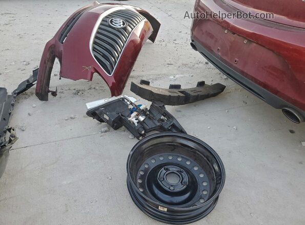 2G4GK5EXXG9185472 2016 BUICK REGAL Maroon Widok komory silnika