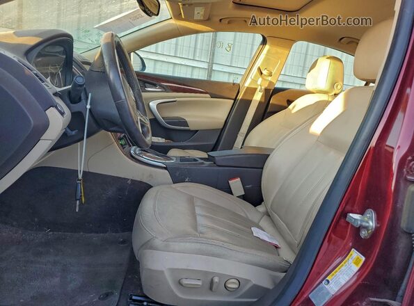 2G4GK5EXXG9185472 2016 BUICK REGAL Maroon Widok wnętrza z przodu
