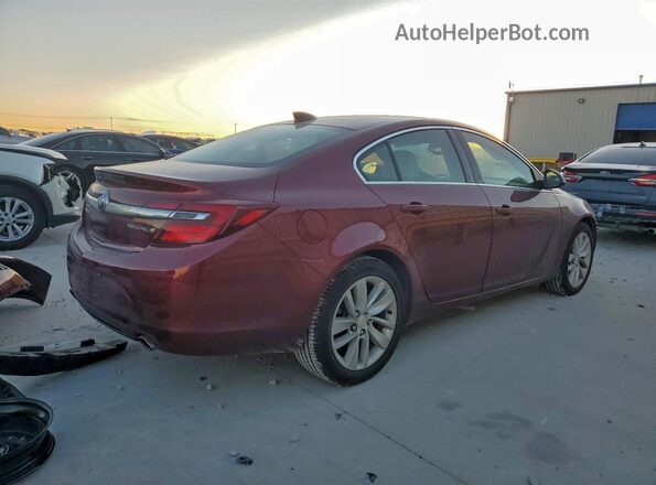2G4GK5EXXG9185472 2016 BUICK REGAL Maroon Tył prawy