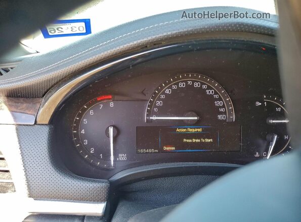 2G61M5S36H9157100 2017 CADILLAC XTS Черный Вид щитка приборов