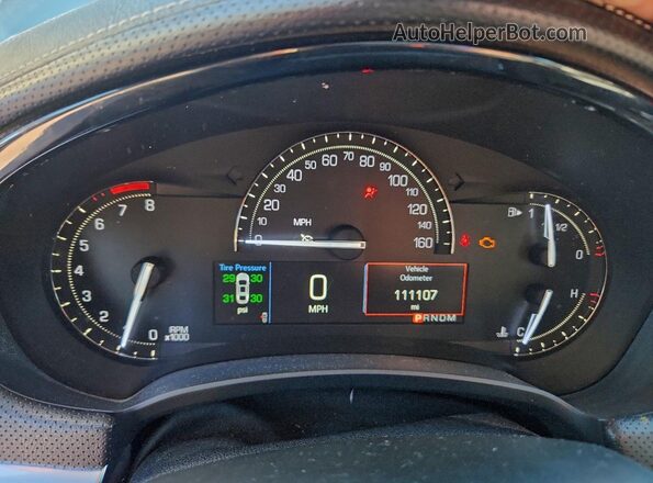 2G61M5S37J9166488 2018 CADILLAC XTS Silver Widok zestawu wskaźników