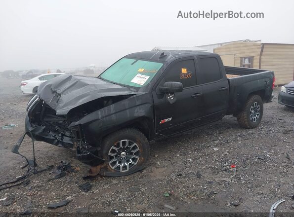 2GCVKPEC8K1162378 2019 CHEVROLET SILVERADO Черный Передняя левая четверть