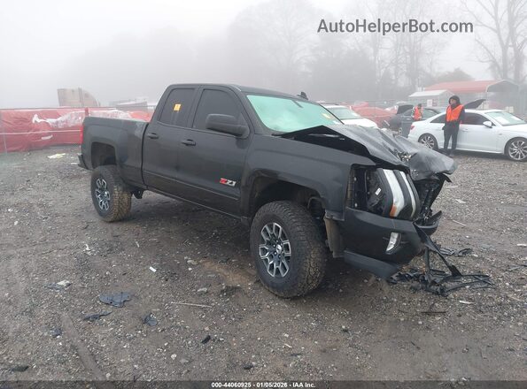 2GCVKPEC8K1162378 2019 CHEVROLET SILVERADO Черный Передняя правая четверть