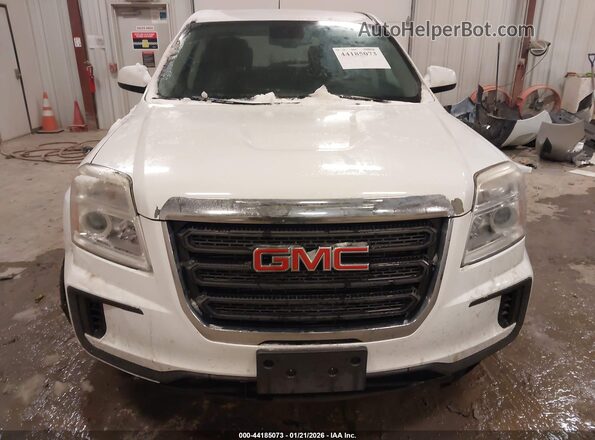 2GKALMEK1G6273967 2016 GMC TERRAIN Белый Вид щитка приборов