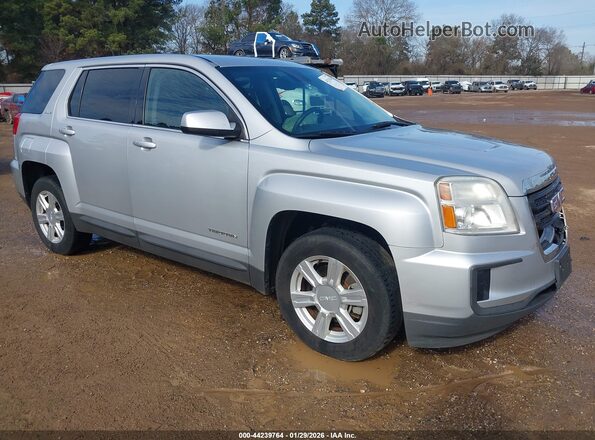 2GKALMEK2G6288378 2016 GMC TERRAIN Silver Передня права чверть