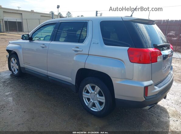 2GKALMEK2G6288378 2016 GMC TERRAIN Silver Задня ліва чверть