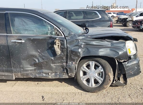 2GKALMEK3H6250658 2017 GMC TERRAIN Черный Вид спереди