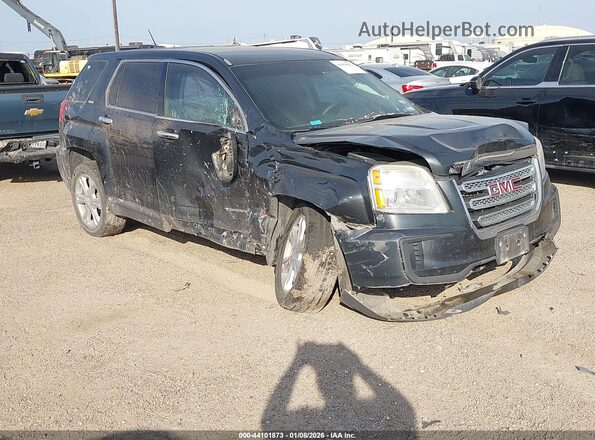 2GKALMEK3H6250658 2017 GMC TERRAIN Черный Передняя правая четверть