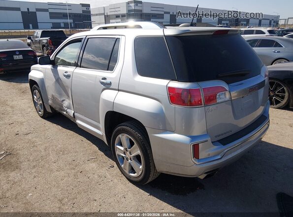 2GKALREK5G6316025 2016 GMC TERRAIN Серебряный Задняя левая четверть