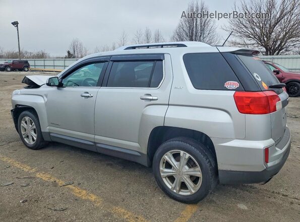 2GKFLPE35G6129029 2016 GMC TERRAIN Серебряный Задняя левая четверть