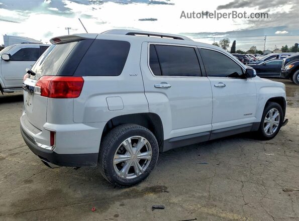 2GKFLPE37G6210792 2016 GMC TERRAIN Белый Задняя правая четверть