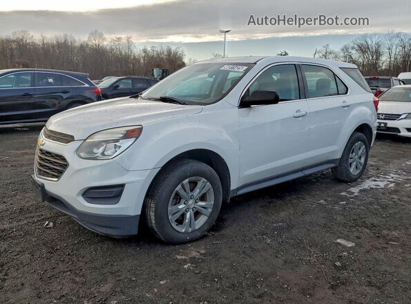 2GNALBEK3H1543822 2017 CHEVROLET EQUINOX Белый Передняя левая четверть