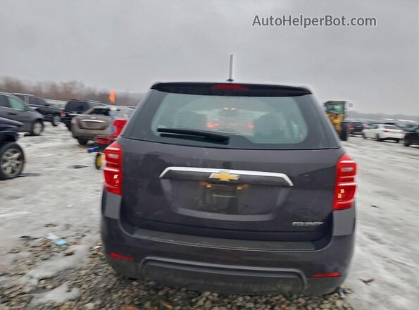 2GNALBEK7G6310379 2016 CHEVROLET EQUINOX Black Հետևի տեսք
