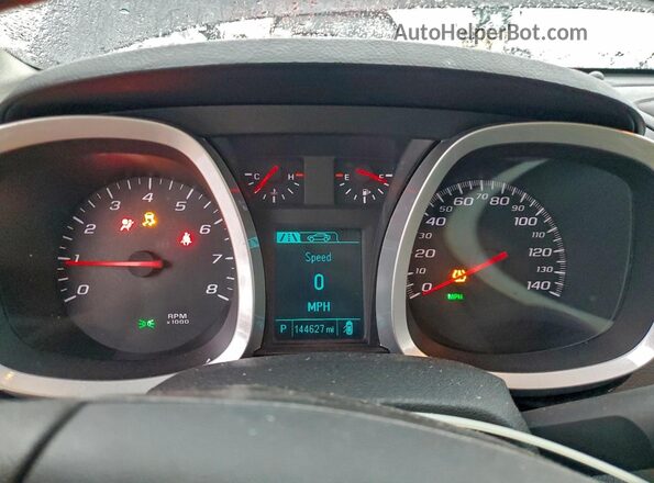 2GNALBEK7G6310379 2016 CHEVROLET EQUINOX Black Սարքավորումների վահանակի տեսք