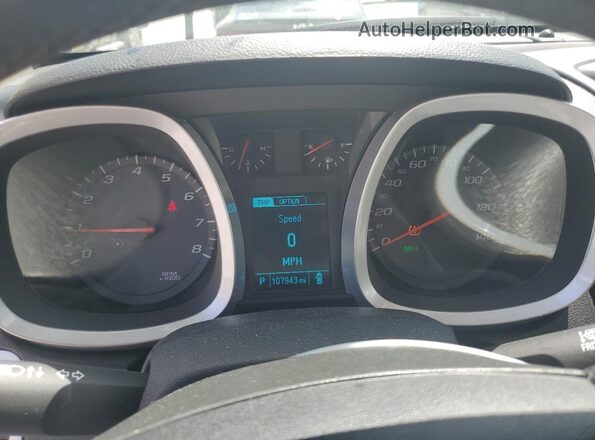 2GNALCEK0G1174468 2016 CHEVROLET EQUINOX Серебряный Вид щитка приборов