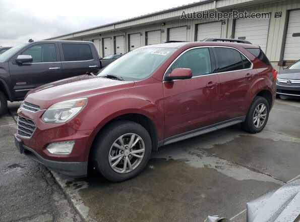 2GNALCEK4G1145913 2016 CHEVROLET EQUINOX Бордовый Передняя левая четверть