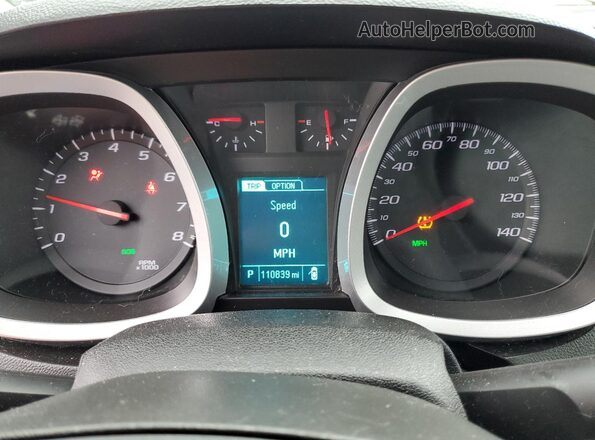 2GNALCEK4G1145913 2016 CHEVROLET EQUINOX Бордовый Вид щитка приборов