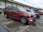 2016 Chevrolet Equinox Lt Бордовый vin: 2GNALCEK4G1145913