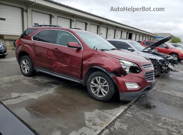 2GNALCEK4G1145913 2016 CHEVROLET EQUINOX Бордовый Передняя правая четверть