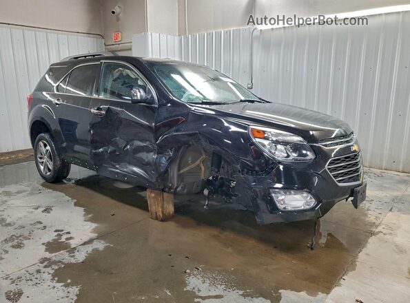 2GNALDEKXG6343808 2016 CHEVROLET EQUINOX Черный Передняя правая четверть