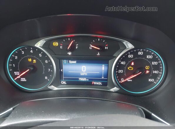 2GNAXKEV7L6166955 2020 CHEVROLET EQUINOX Синий Вид задних сидений