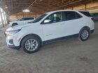 2022 Chevrolet Equinox Lt White vin: 2GNAXTEV7N6142065