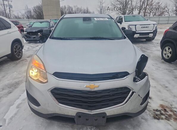 2GNFLEEK7G6265337 2016 CHEVROLET EQUINOX Серебряный Вид спереди