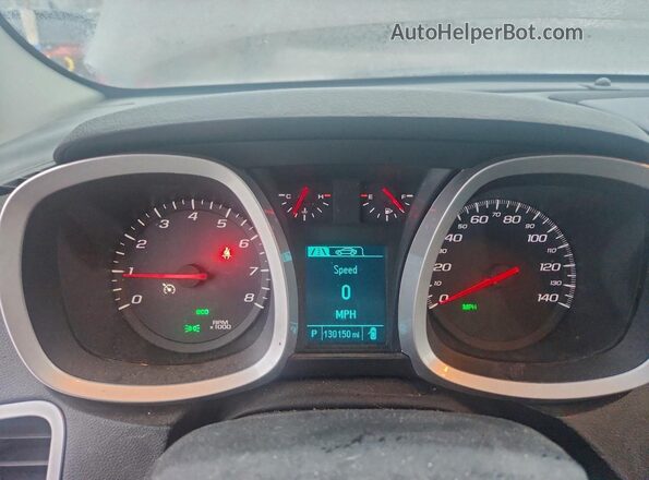 2GNFLEEK7G6265337 2016 CHEVROLET EQUINOX Серебряный Вид щитка приборов