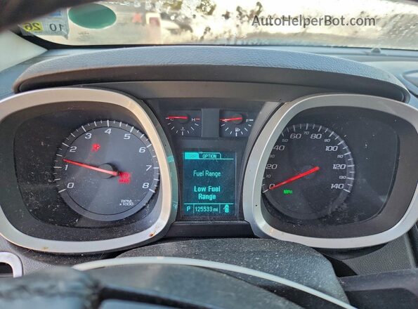 2GNFLFEK0G6335217 2016 CHEVROLET EQUINOX Серебряный Вид щитка приборов