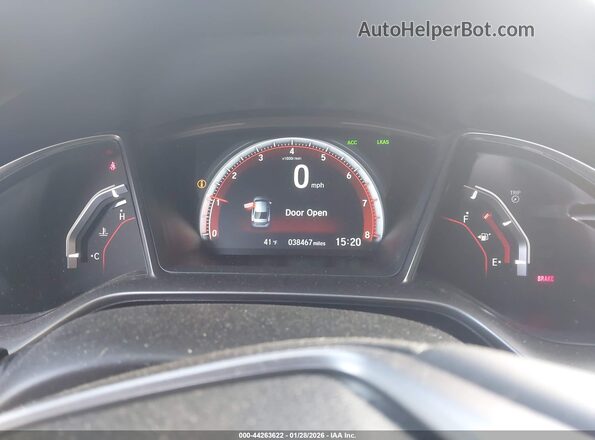 2HGFC1E50LH703014 2020 HONDA CIVIC SI Черный Вид задних сидений