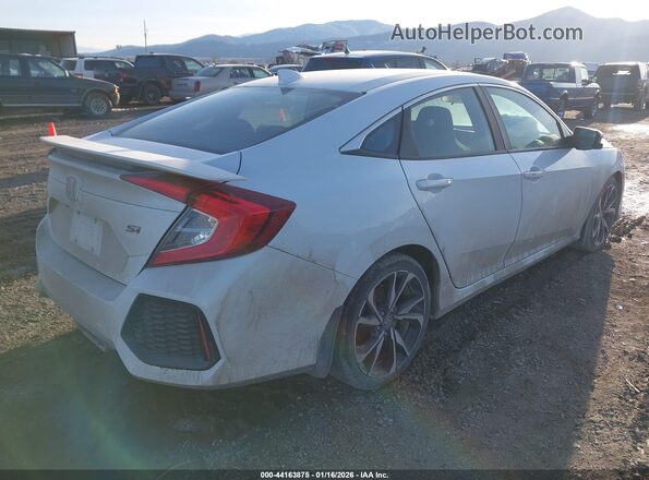 2HGFC1E57KH705678 2019 HONDA CIVIC SI Белый Задняя правая четверть