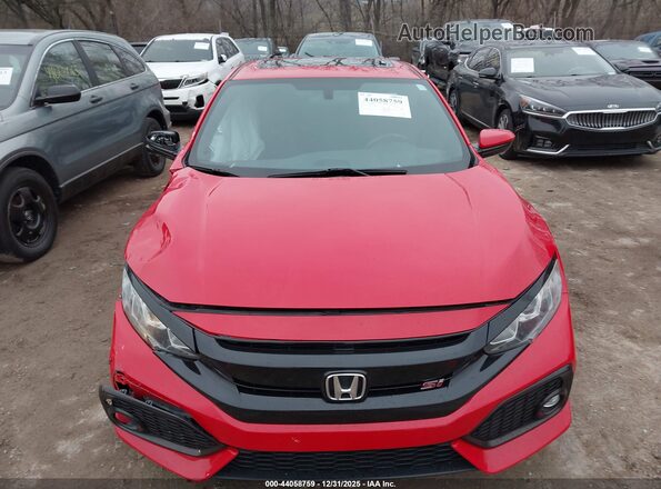 2HGFC1E57KH706572 2019 HONDA CIVIC SI Красный Вид щитка приборов