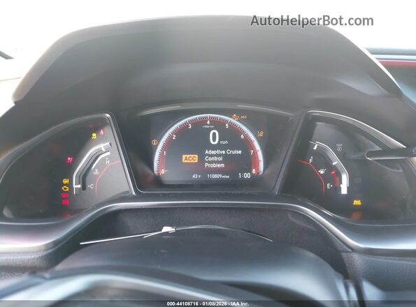 2HGFC1E59LH703254 2020 HONDA CIVIC SI White Widok tylnych siedzeń