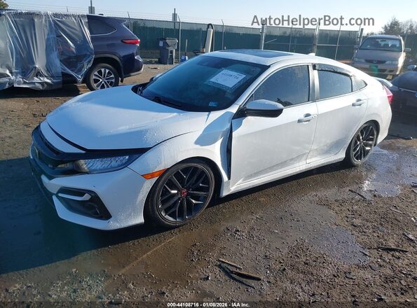 2HGFC1E59LH703254 2020 HONDA CIVIC SI White Przód lewy