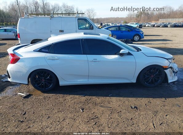 2HGFC1E59LH703254 2020 HONDA CIVIC SI White Widok wnętrza z tyłu