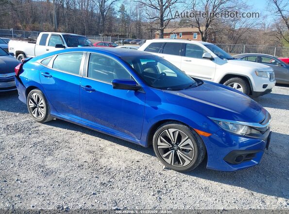 2HGFC1F3XGH651314 2016 HONDA CIVIC Синий Передняя правая четверть