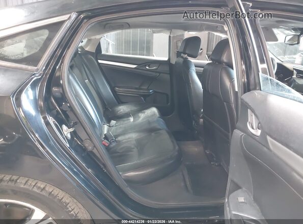 2HGFC1F99GH643533 2016 HONDA CIVIC Black Vista de la etiqueta del VIN