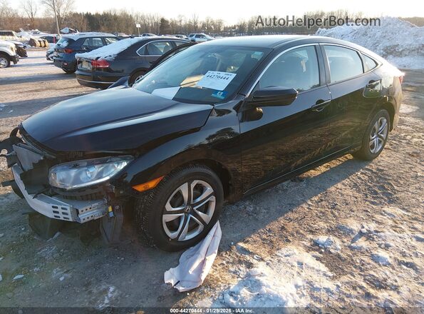 2HGFC2F54HH542307 2017 HONDA CIVIC Black Przód lewy