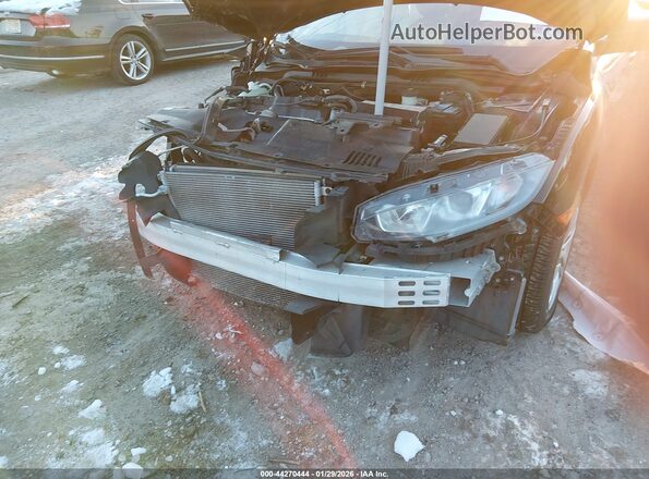 2HGFC2F54HH542307 2017 HONDA CIVIC Black Widok z przodu