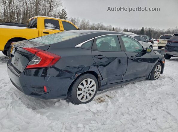 2HGFC2F56HH041497 2017 HONDA CIVIC Черный Задняя правая четверть