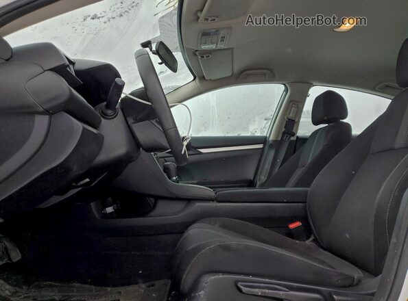 2HGFC2F59JH005258 2018 HONDA CIVIC White წინა სალონის ხედი