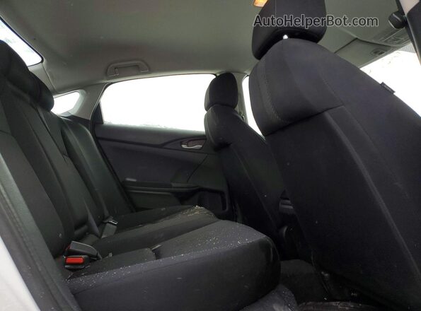 2HGFC2F59JH005258 2018 HONDA CIVIC White უკანა სავარძლების ხედი