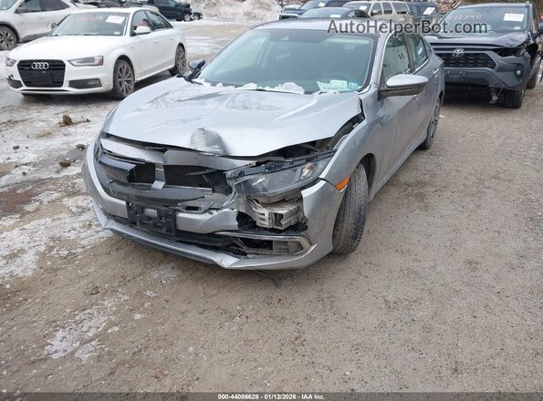 2HGFC2F60LH600317 2020 HONDA CIVIC Gray Դիմացի տեսք