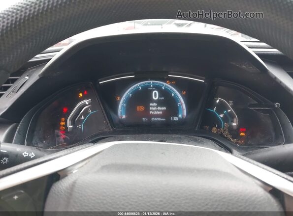 2HGFC2F60LH600317 2020 HONDA CIVIC Gray Հետևի նստատեղերի տեսք