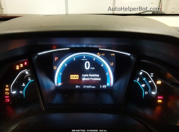 2HGFC2F65LH560560 2020 HONDA CIVIC Красный Вид задних сидений