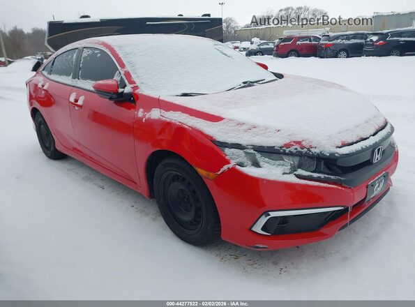 2HGFC2F65LH560560 2020 HONDA CIVIC Красный Передняя правая четверть