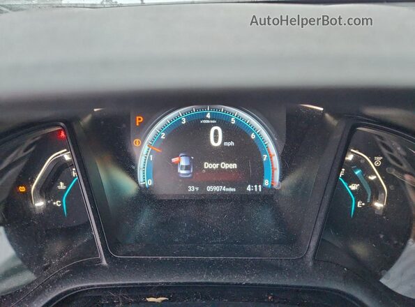 2HGFC2F67MH534978 2021 HONDA CIVIC Charcoal Widok zestawu wskaźników