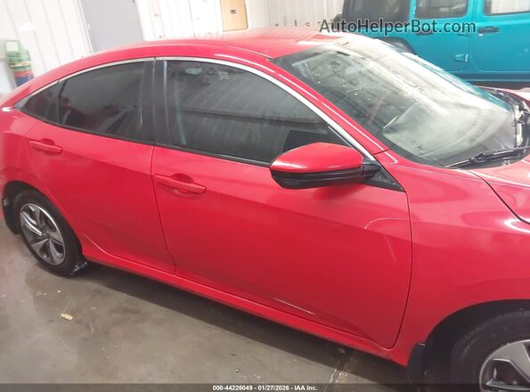 2HGFC2F6XKH593620 2019 HONDA CIVIC Red Vista interior trasera