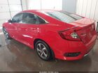 2019 Honda Civic Lx Red vin: 2HGFC2F6XKH593620