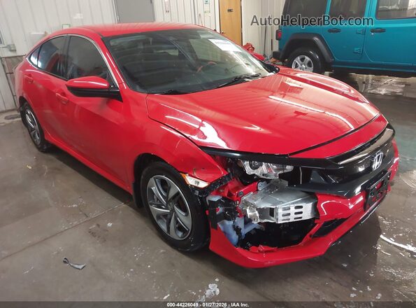 2HGFC2F6XKH593620 2019 HONDA CIVIC Red Delantero derecho